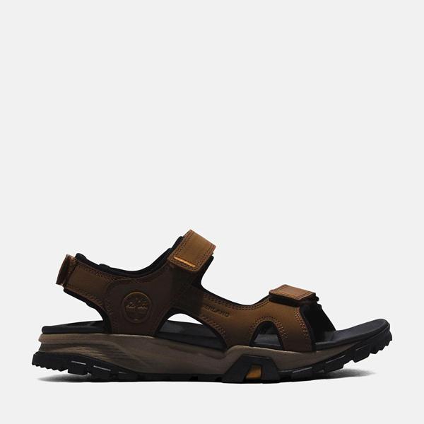 Erkek Sandalet TB0 A5T48 9681 Timberland Lincoln Peak BACKSTRAP SANDAL Cocoa - Image 1