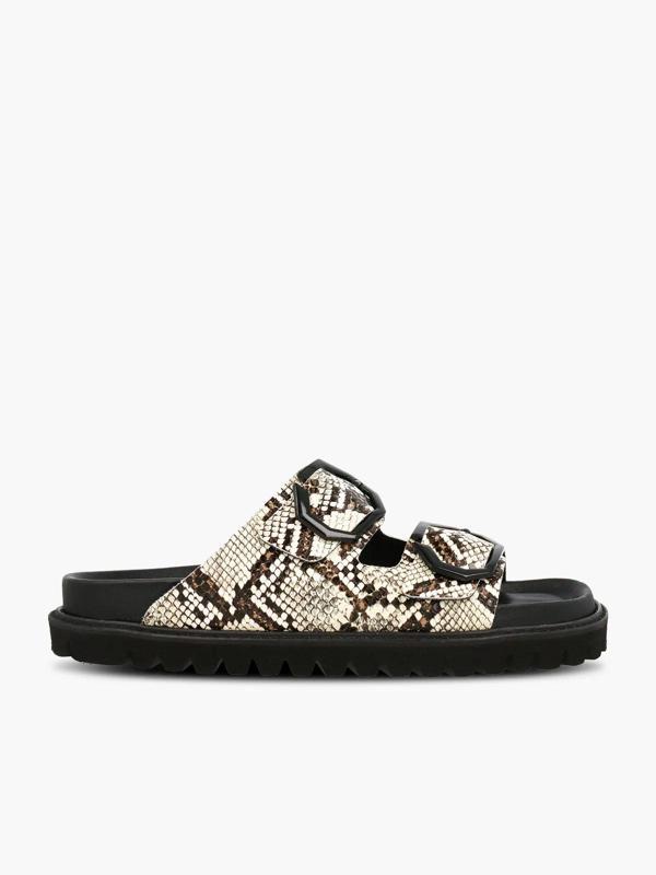 Kadın Terlik GALIA G106281 Genuins Vegan Snake Sand - Image 1