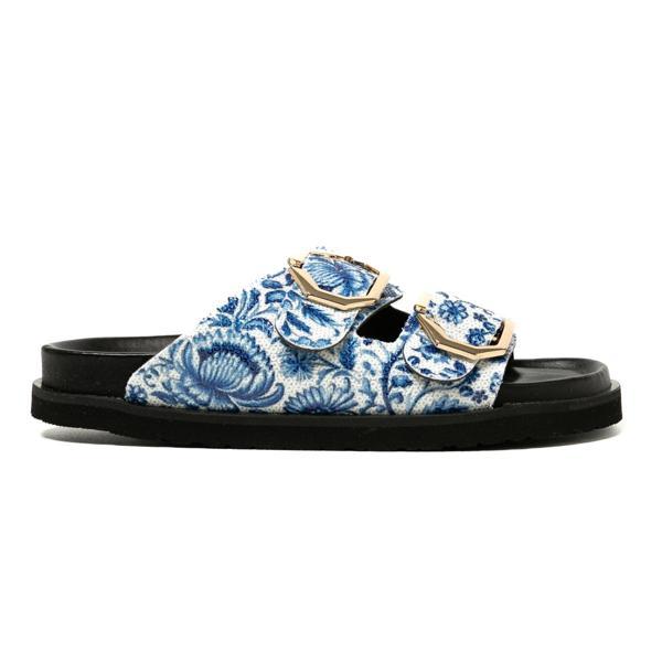 Kadın Terlik GALIA G106358 Genuins Vegan Tile Blue - Image 1
