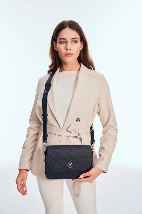 U.S.Polo Kadın Çapraz Çanta US24525 U.S. POLO ASSN. USPA LADIES BAG BLACK - Image 1