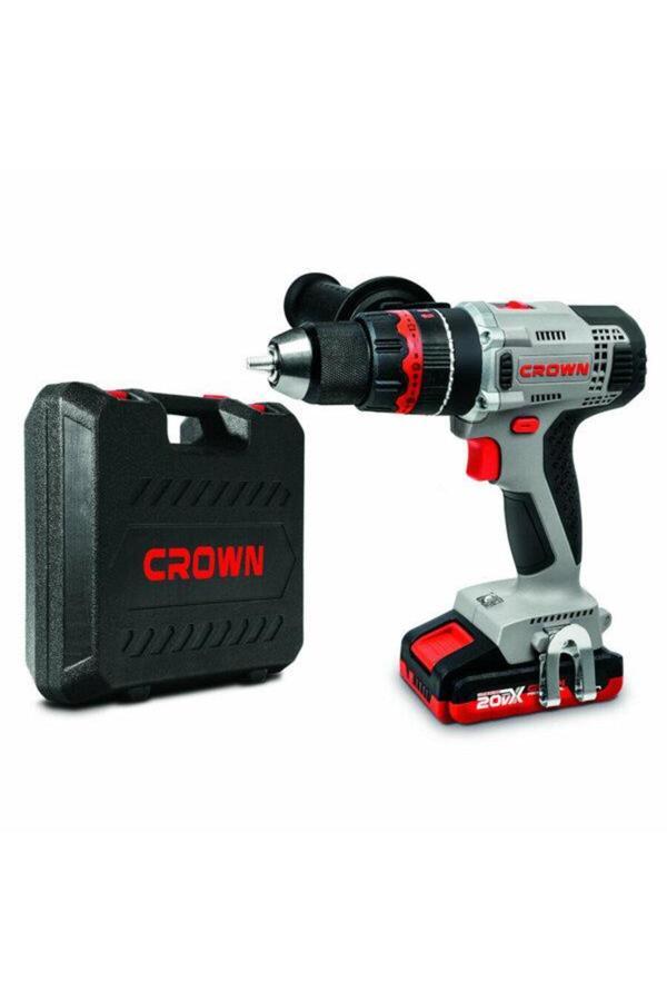 Crown Akülü Darbeli Matkap 20V-2Ah Ct21075Hmx-2 Bmc 45-55 Nm - Image 1