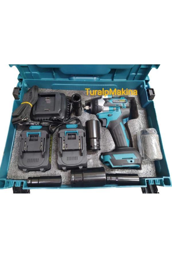 Haktaş Akülü Somun Sıkma Sökme 650 Tork 21V Çift Akü Lokma Takımlı Hkt507 - Image 1