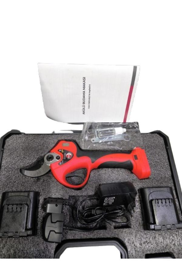 Dakkin Akülü Dijital Göstergeli 4 Ah 2X Akü Budama Makası 40 Cm - Image 1