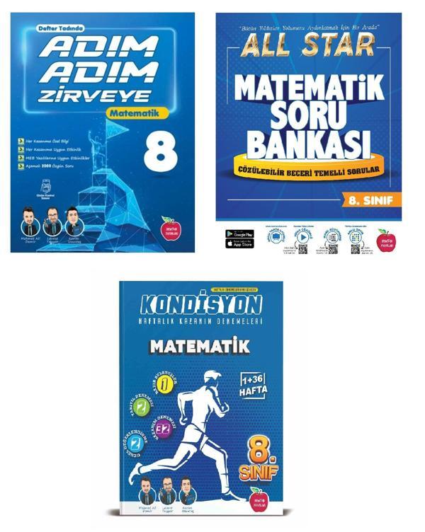 Newton Yayınları 8. Sınıf LGS Matematik Soru Bankası Deneme Full Set - Newton Yayınları - Image 1