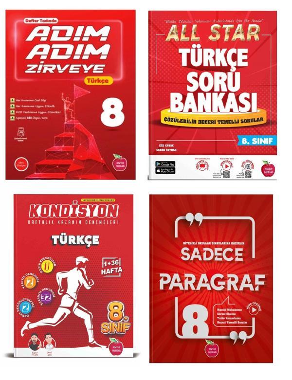 Newton Yayınları 8. Sınıf LGS Türkçe Soru Bankası Deneme Paragraf Full Set - Newton Yayınları - Image 1