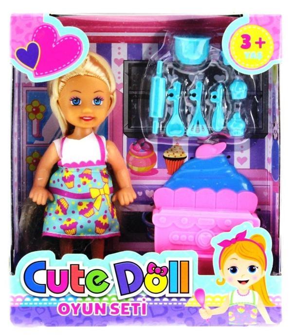 Kız Erkek Çocuk Oyuncak Cute Doll Mini Bebek Mutfak Oyun Seti Kız Erkek Çocuk Eğitici - Image 1