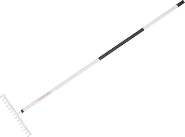 Fiskars 135523 Beyaz Hafif Toprak Tırmığı 14 Diş - Image 1