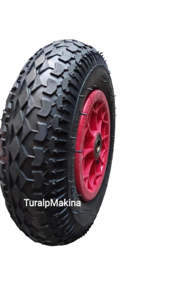 Turalp El Arabası Tekeri Havalı Plastik Jant 4Pr 3.50*7 Tr - Image 1