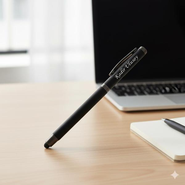 Kişiye Özel Dokunmatik Uyumlu Jel Kalem – Metal Gövde, Stylus Uçlu - Image 1