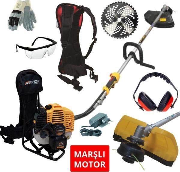 Forza BC520TF-2 Marşlı Benzinli Motorlu Sırt Tırpanı - Image 1