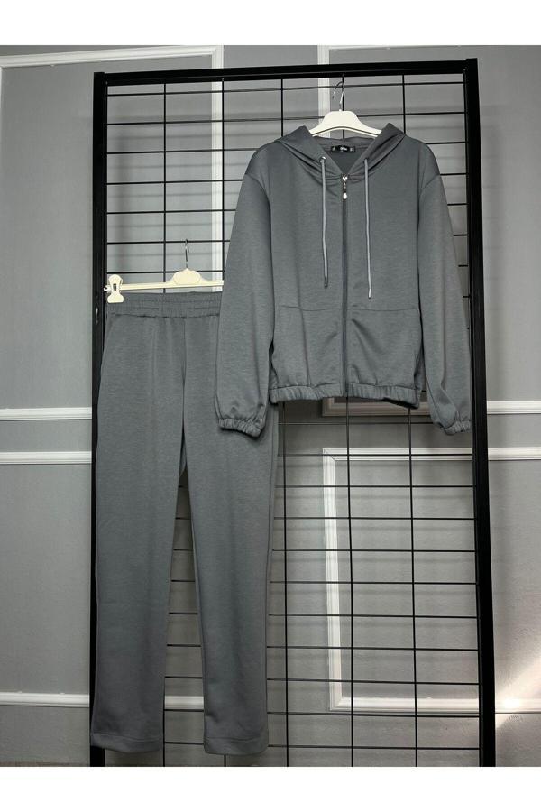 Dmn Duble Paça İpli Eşofman Takımı - Image 1