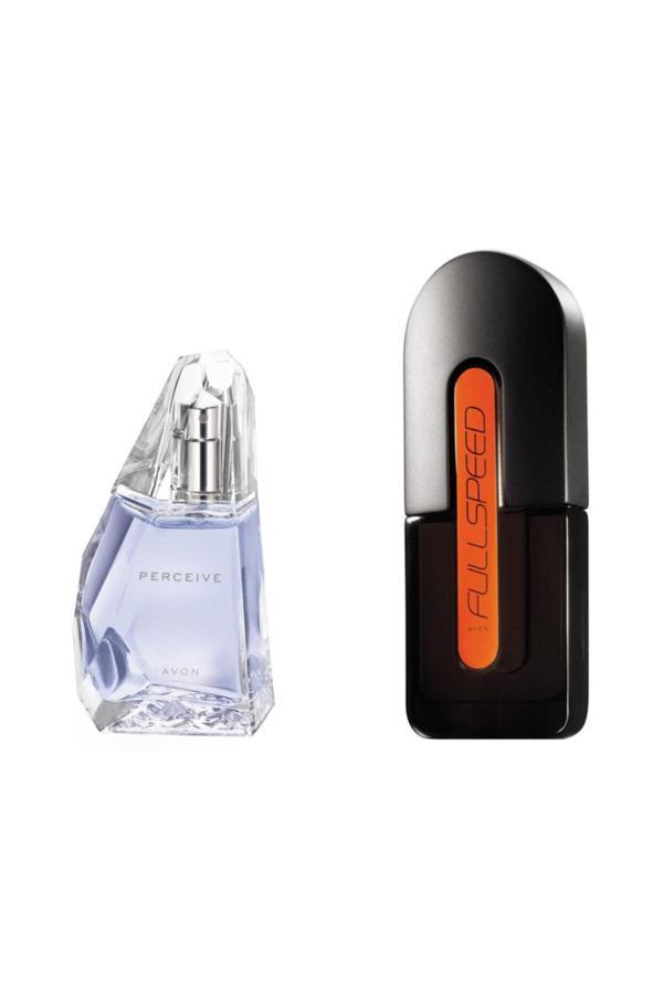 Avon Perceive Edp 50 Ml  Kadın Parfümü + Full Speed Edp 75 Ml Erkek Parfümü Seti 5000Parfum0007 - Image 1