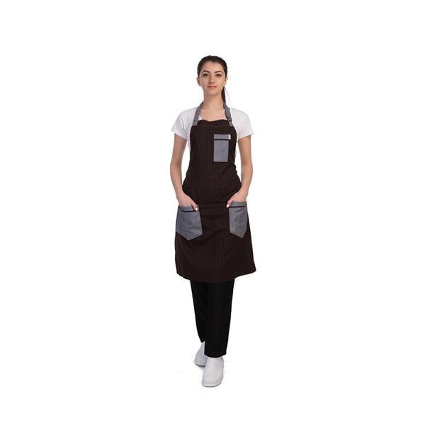 Formteks Barista  Boydan  Çizgili  Kot  Önlük   - Image 1