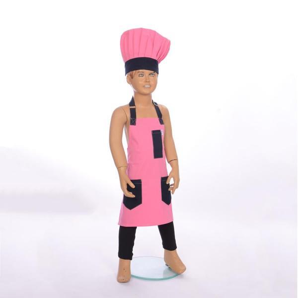 Formteks Çocuk Boydan Önlük Toka Ayarlı Pembe - Image 1