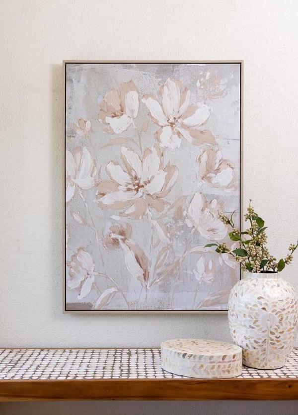 The Mia Floral Kanvas Tablo 70x100 cm TBL0072 - Image 1