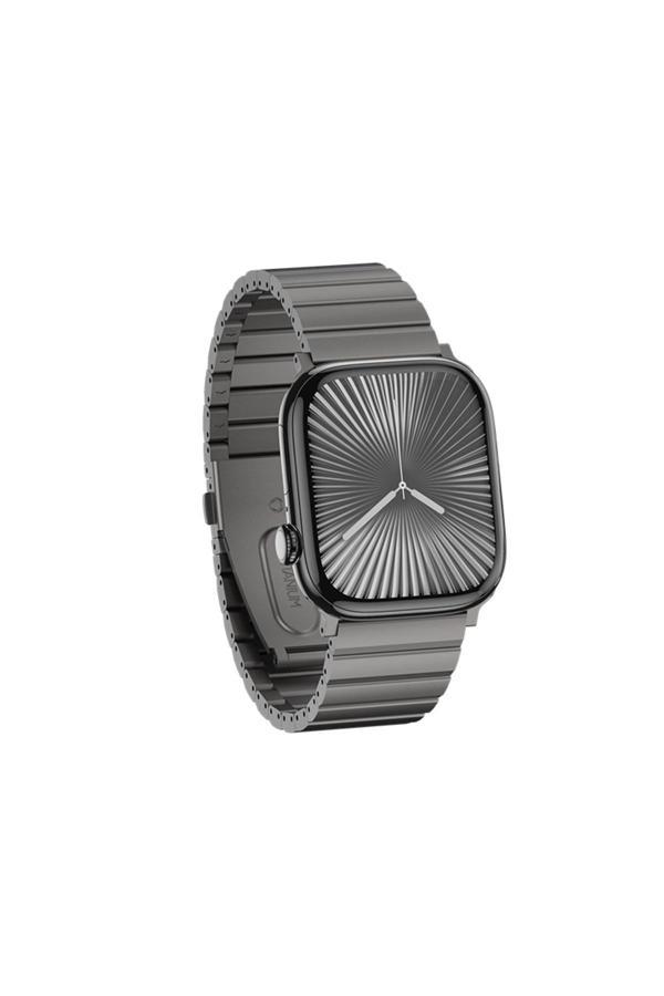 Benks Watch 10 46Mm Uyumlu Kordon Aero Titan Serisi Titanyum Metal Strap - Image 1