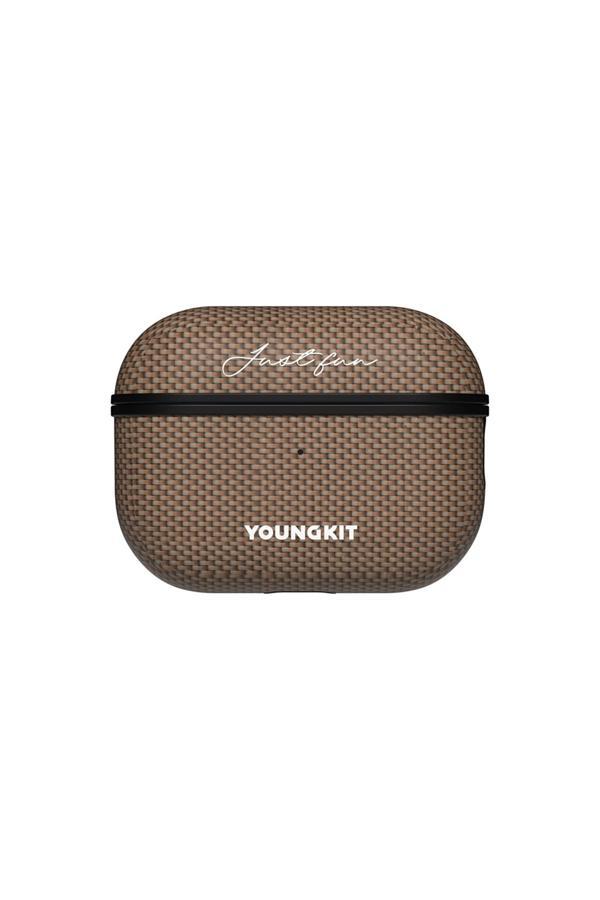 Youngkit Airpods Pro Kılıf Magsafe Uyumlu Aramid Fiber Youngkit 1500D Kevlar Extreme Wing Serisi Gold - Image 1