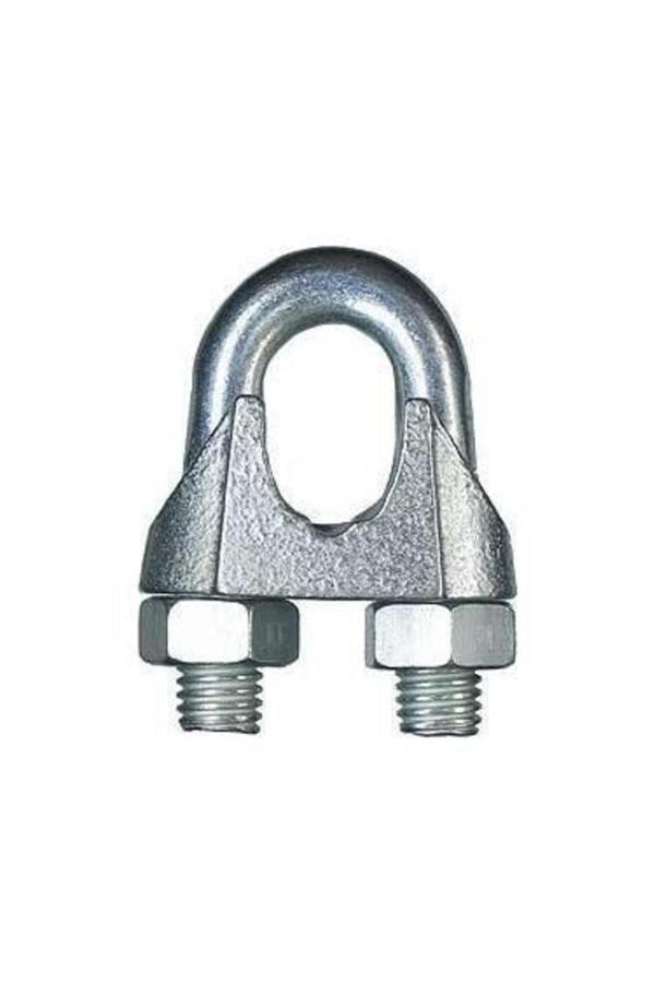 Site Hırdavat 6Mm Çelik Halat Klemensi Dın 741, 10 Adet - Image 1