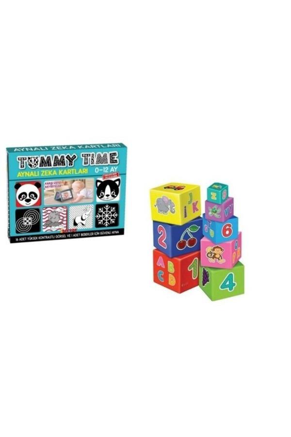 Tummy Time - Aynalı Zeka Kartları - Eğitici Denge Kule - Image 1