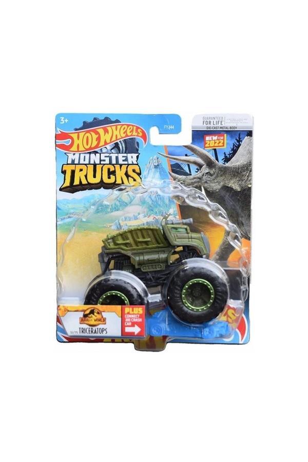 Monster Trucks Jurassic World Trıceratops Dev Teker Araba - Image 1