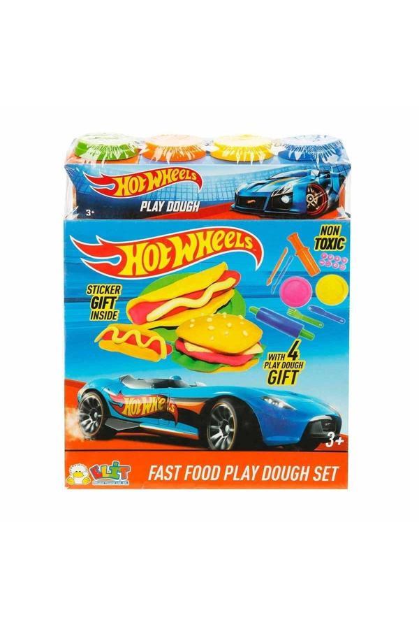 Hot Wheels Fast Food-4 Lü Oyun Hamuru Seti - Image 1
