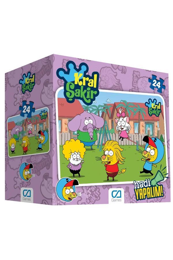 Kral Şakir Lisanslı 24 Parça 50x70cm Çocuk Yer-Zemin Puzzle Yapboz Serisi - Image 1