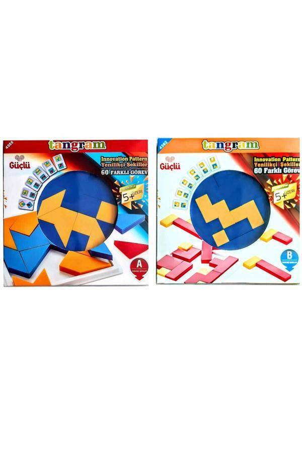 Tangram A Yenilikçi Şekiller Düz Parçalar  -  Tangram b Yenilikçi Şekiller Üçgen şekiller - Image 1