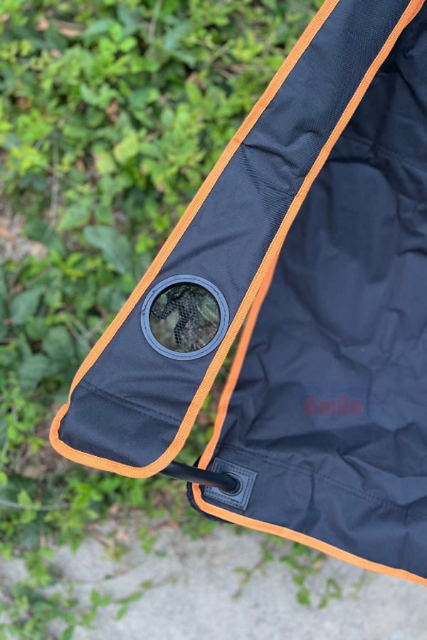 ROX CAMPING KATLANIR KAMP SANDALYESİ - SİYAH - Image 1