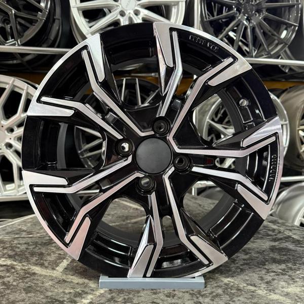 16 inç 4x100 CLİO İCON Siyah Elmas Kesim Jant Modeli Renault Renault - Image 1