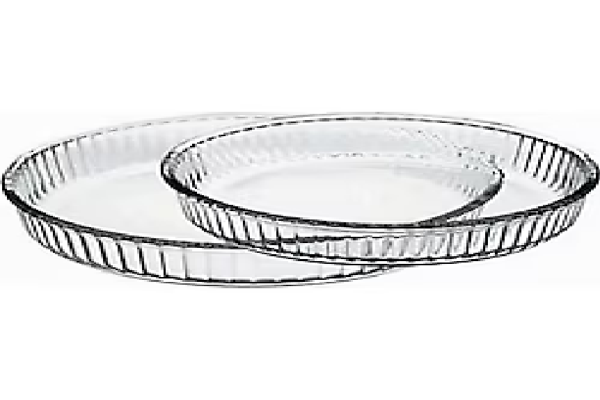 Paşabahçe Borcam 2'Li Yuvarlak Tepsi2 ADET YUVARLAK TEPSİ (TURTA KALIBI) AĞIZ ÇAPI: 320 MM + 260 MM - Image 1