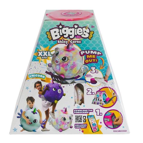 72292 Peluş Biggies Shinycorns Rainbow Unicorn Size XXL - Image 1