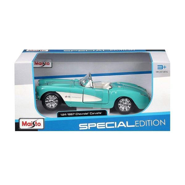 MAY 31275 1957 Chevrolet Corvette  1:24 -Necotoys - Image 1