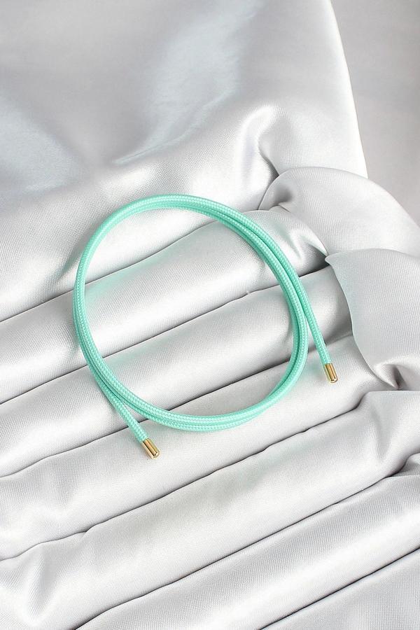 Mıknatıslı Turkuaz Renk Sarmal Kadın Bileklik - Image 1