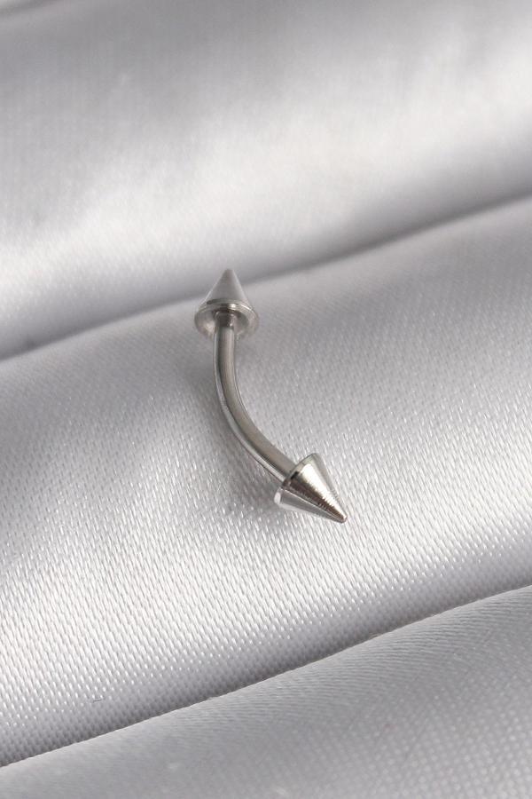 316L Çelik Gümüş Renk Çivi Model Piercing - Image 1