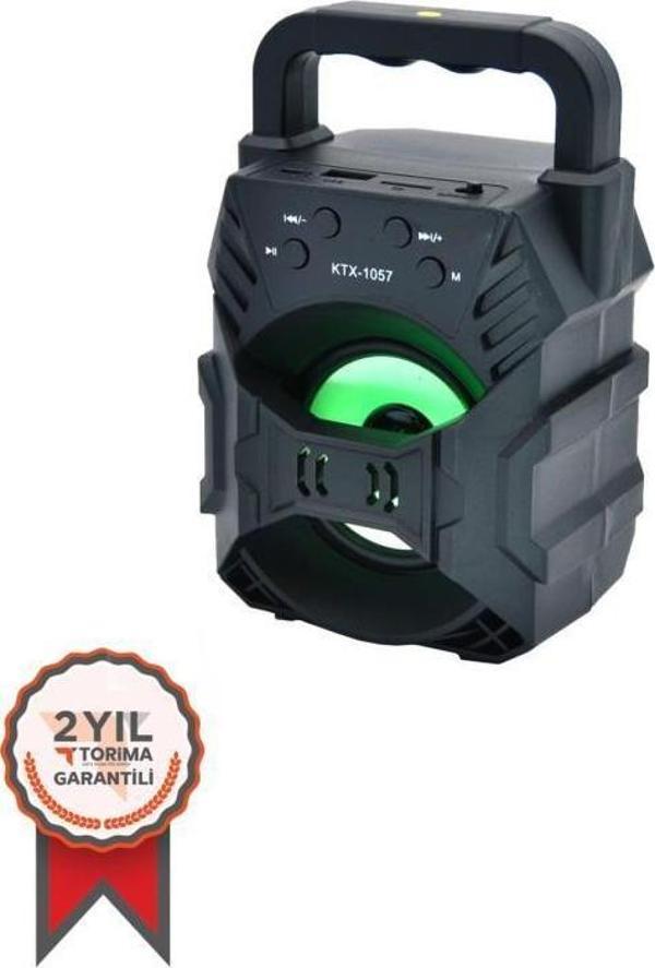 Torima KTS-1057 Işıklı Bluetooth Hoparlör Siyah  - Image 1