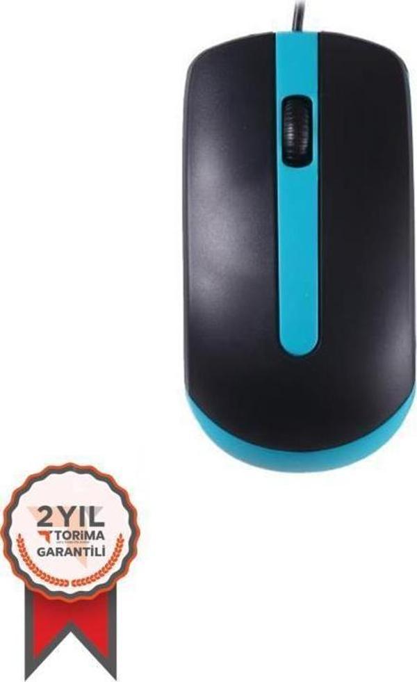 Torima TM-06 Kablolu Mavi Optik Mouse - Image 1