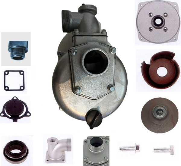 Su Motoru Pompa Gövdesi Komple 2'' (Vidalı Motorlar İçin) - Image 1