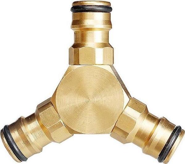 Uniflex 802302 Pirinç Hortum Y Bağlantı - 3 Yollu Bağlantı - Image 1