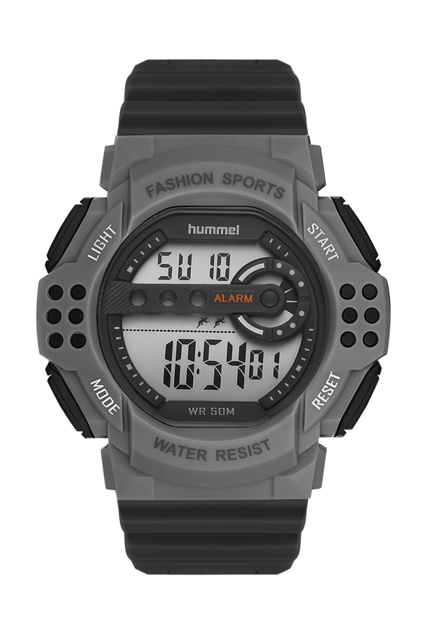 Hummel Erkek Spor Kol Saati Gri Siyah Hm-1012Md-10 - Image 1