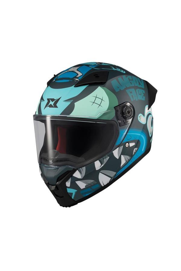AXXIS FENIX ANGRY FACE C7 BLUE MATT - Image 1