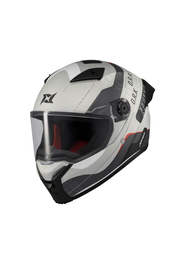 AXXIS FENIX ORK C2 BLACK-WHITE MATT GLOSS - Image 1