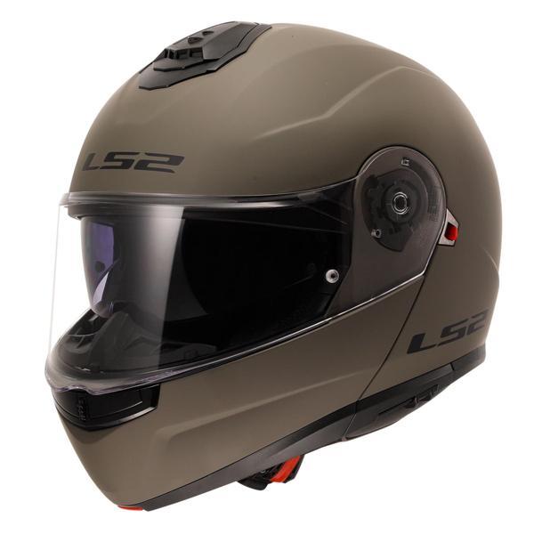 LS2 STROBE 2 MAT KUM ÇENE AÇILIR KASK - Image 1