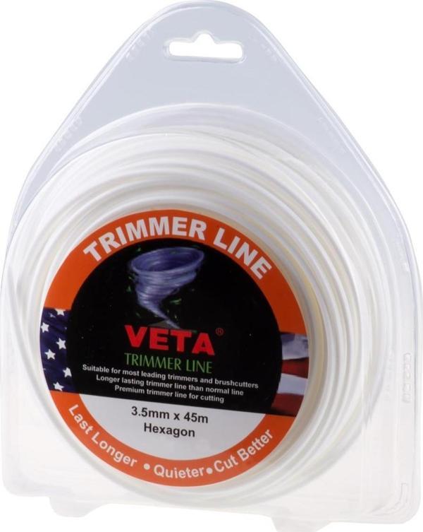 Veta Profesyonel Tırpan Misinası 3.5 mm Beyaz 6 Köşe 40 mt - Image 1