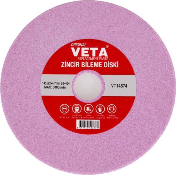 Veta VT14574 Zincir Bileme Diski 145x22x4.7 mm 3/8-404 - Image 1
