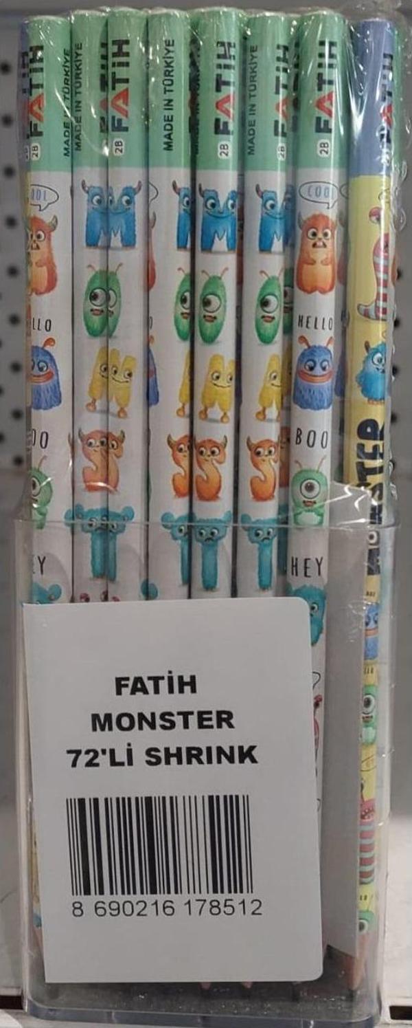Fatih Kurşun Kalem Monster 17850 (72 Li Paket) - Image 1