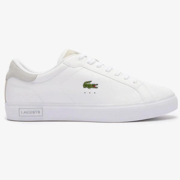 Lacoste Powercourt Unisex White Sneaker Unisex Günlük Spor Ayakkabı Beyaz  - Image 1