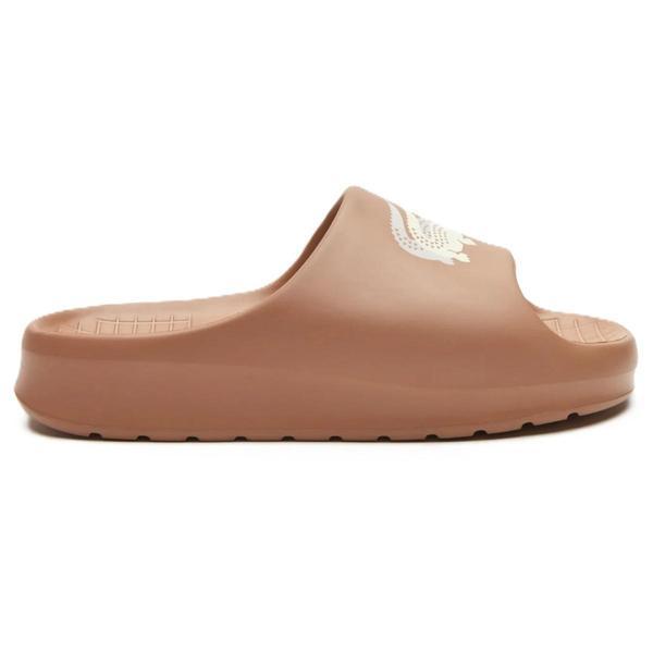 Lacoste Croco 2.0 Evo Kadın Terlik Kahverengi - Image 1