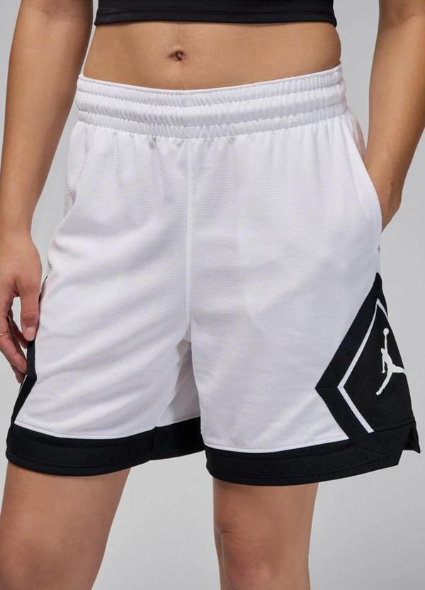Nike Jordan Sport Diamond 6" Women's Short Kadın 15 cm İç Dikişli Şort Beyaz - Image 1