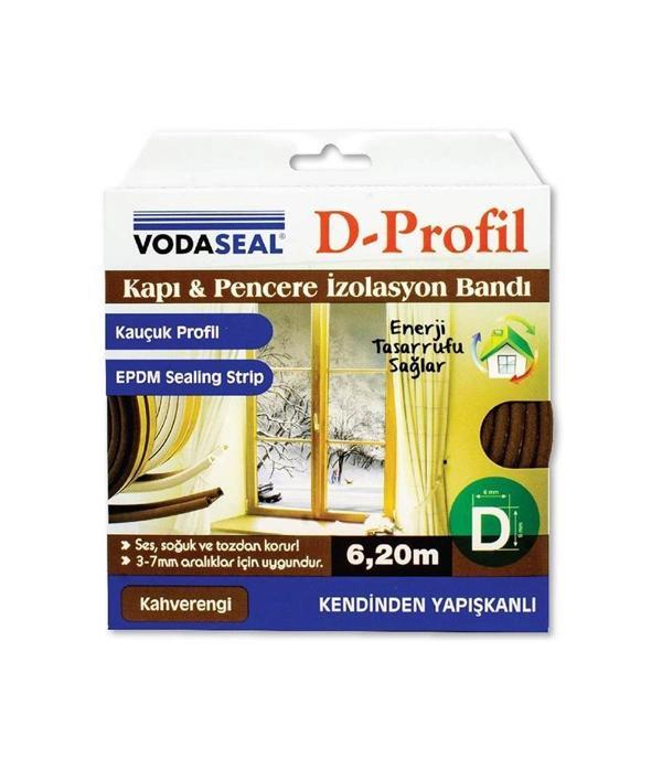 Vodaseal Kapı ve Pencere İzolasyon Bandı 6.2mt Kahve - Image 1