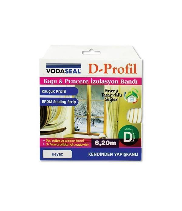 Vodaseal Kapı ve Pencere İzolasyon Bandı 6.2mt Beyaz - Image 1